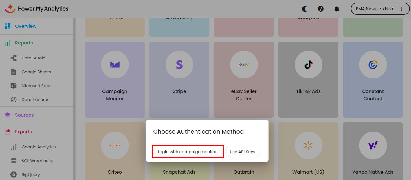 How To Connect To Campaign Monitor